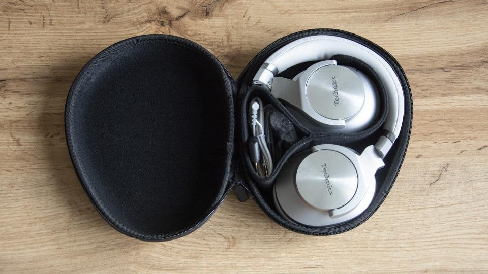 Technics EAH-A800 review - headphones stored in case
