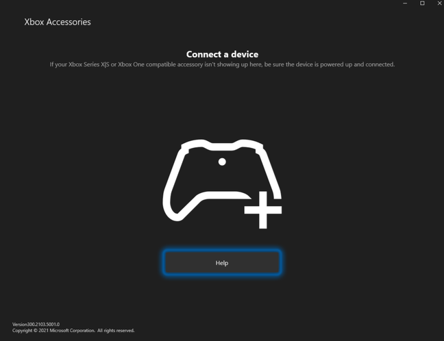 The Xbox Accessories app on Windows 10