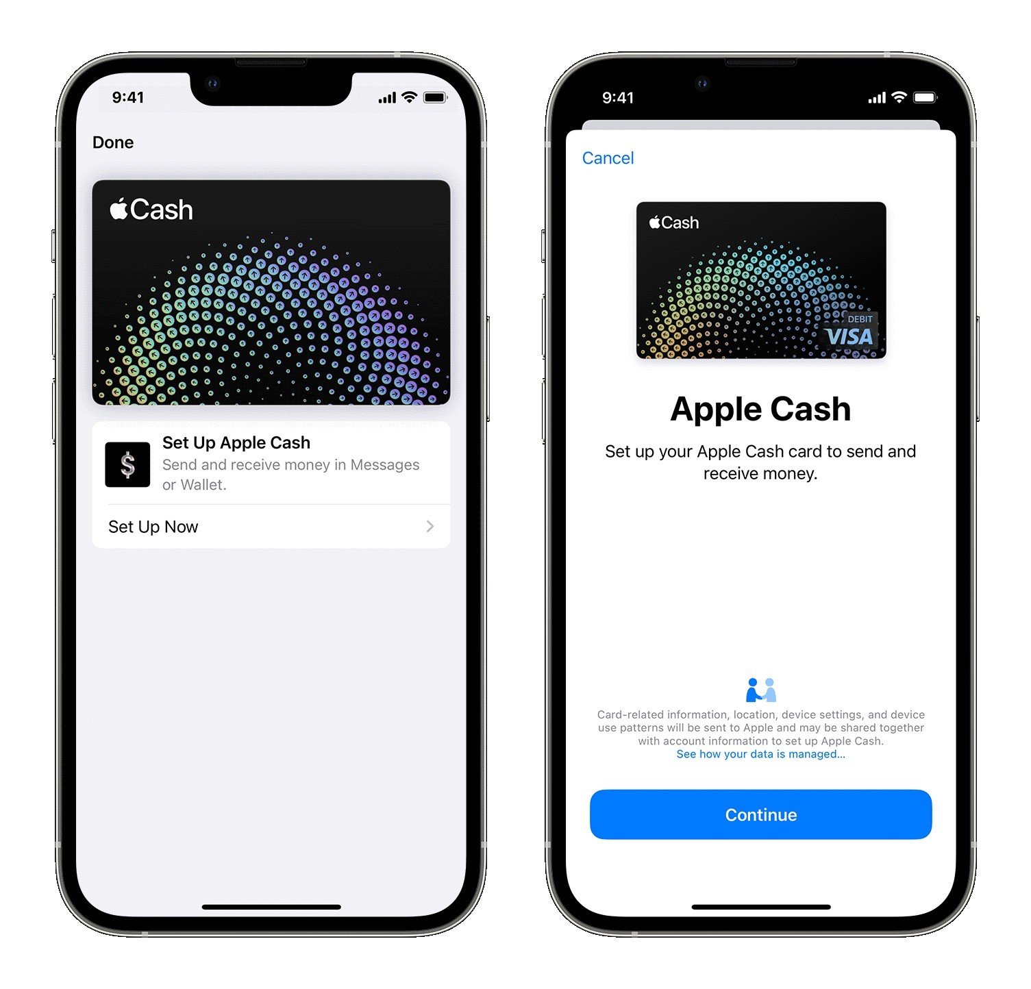 Apple Cash how to set up