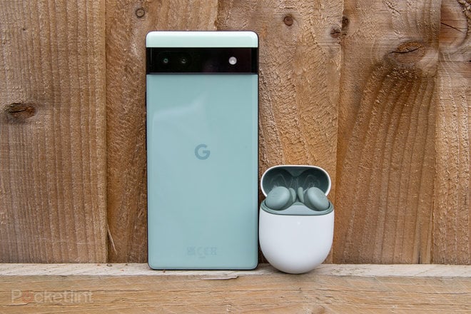 Google Pixel 6a with Pixel Buds A-Series
