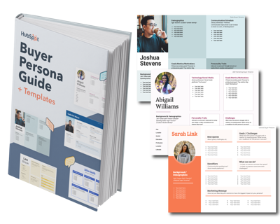 a buyer persona template for Content Marketing from HubSpot