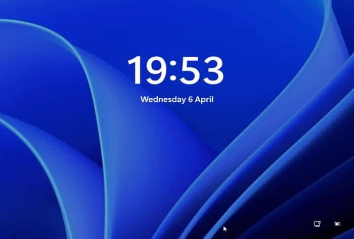 change the clock position on Windows 11 10 lock screen pic1