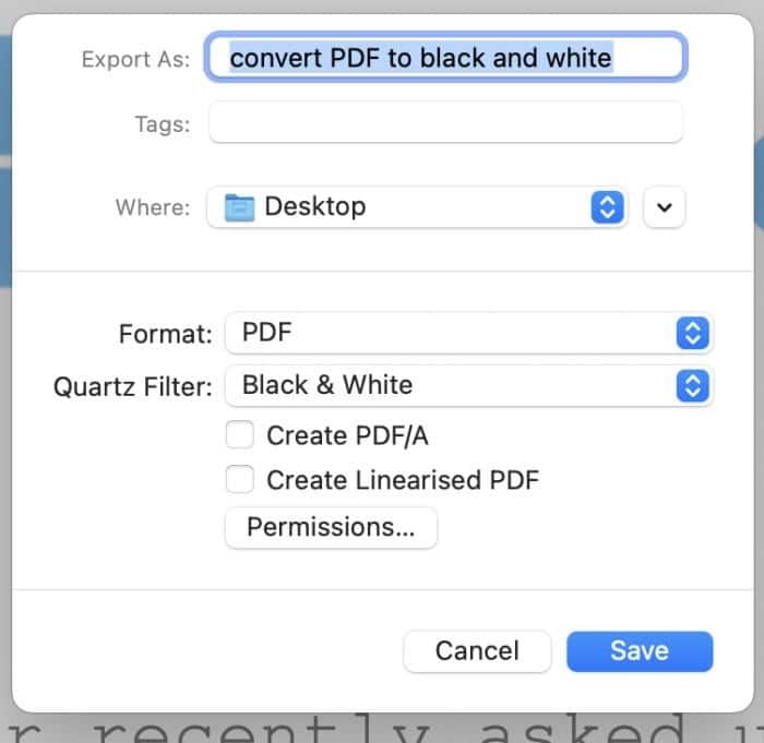 convert color PDF to black and white in Windows pic7