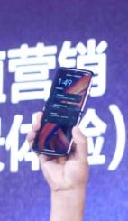 Motorola Razr showcased by Chen Jin (Lenovo China Mobile GM)