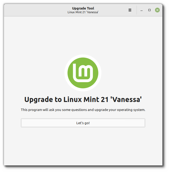 New Mint Upgrade tool in Linux Mint 21