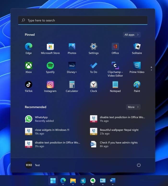 open start menu without Windows key