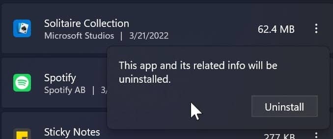 reinstall microsoft solitaire collection in Windows 11 pic3