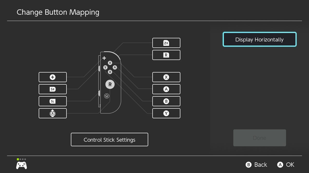 Nintendo Switch controller mapping