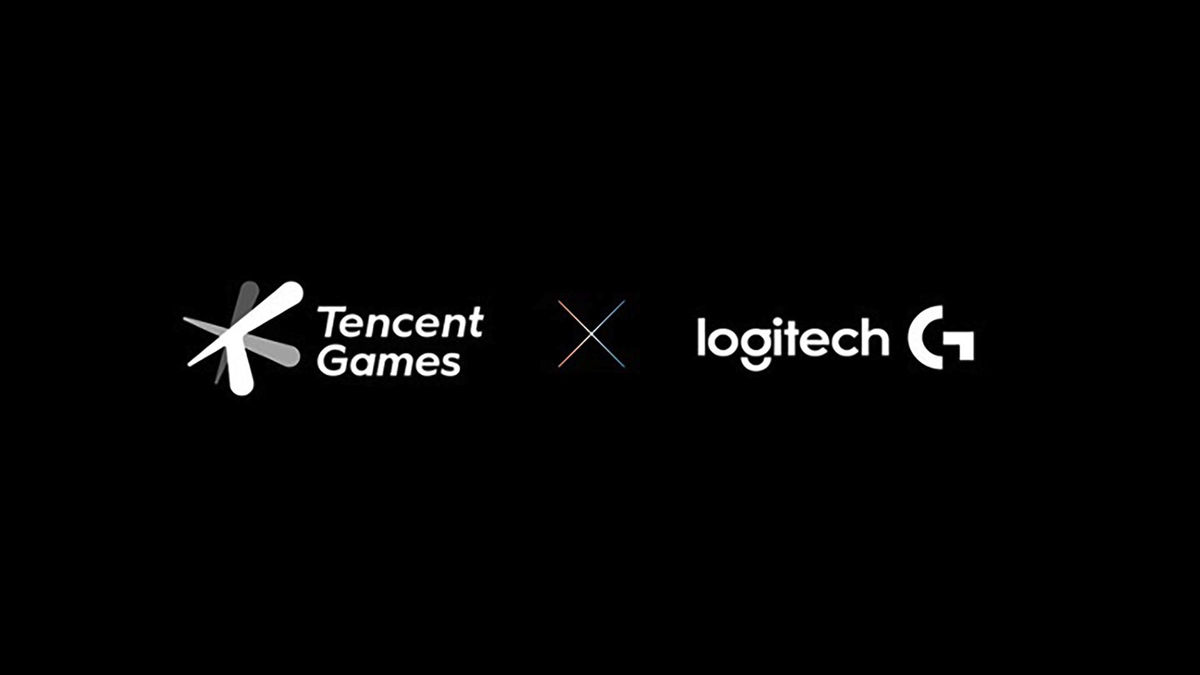 The Logitech G and Tencent logos