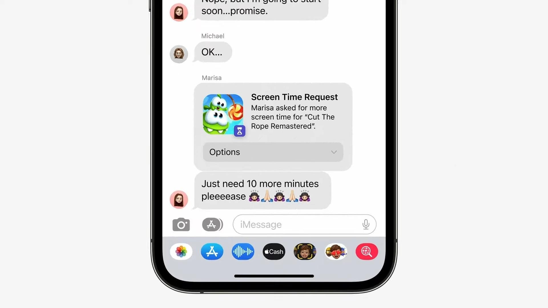 an image showing how imessage requests work