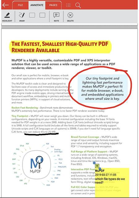 Best free pdf readers: MuPDF