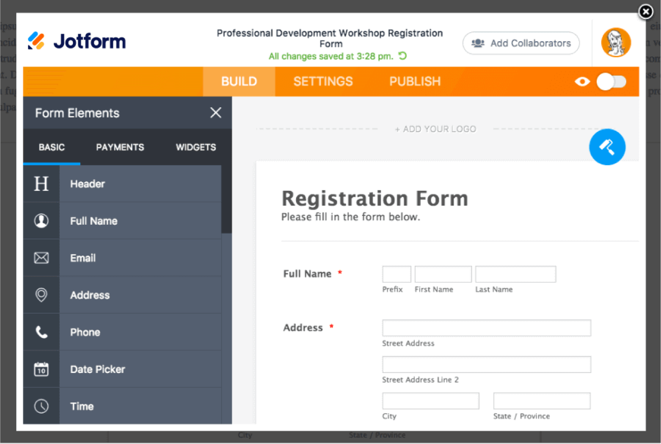 Jotform: online Form Builder 