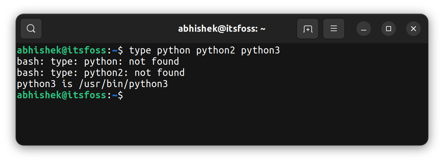check python version ubuntu
