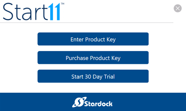 Select "Start 30 Day Trial."