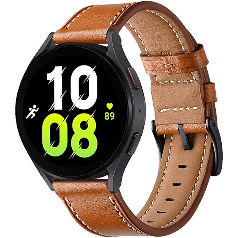 Classic brown leather strap