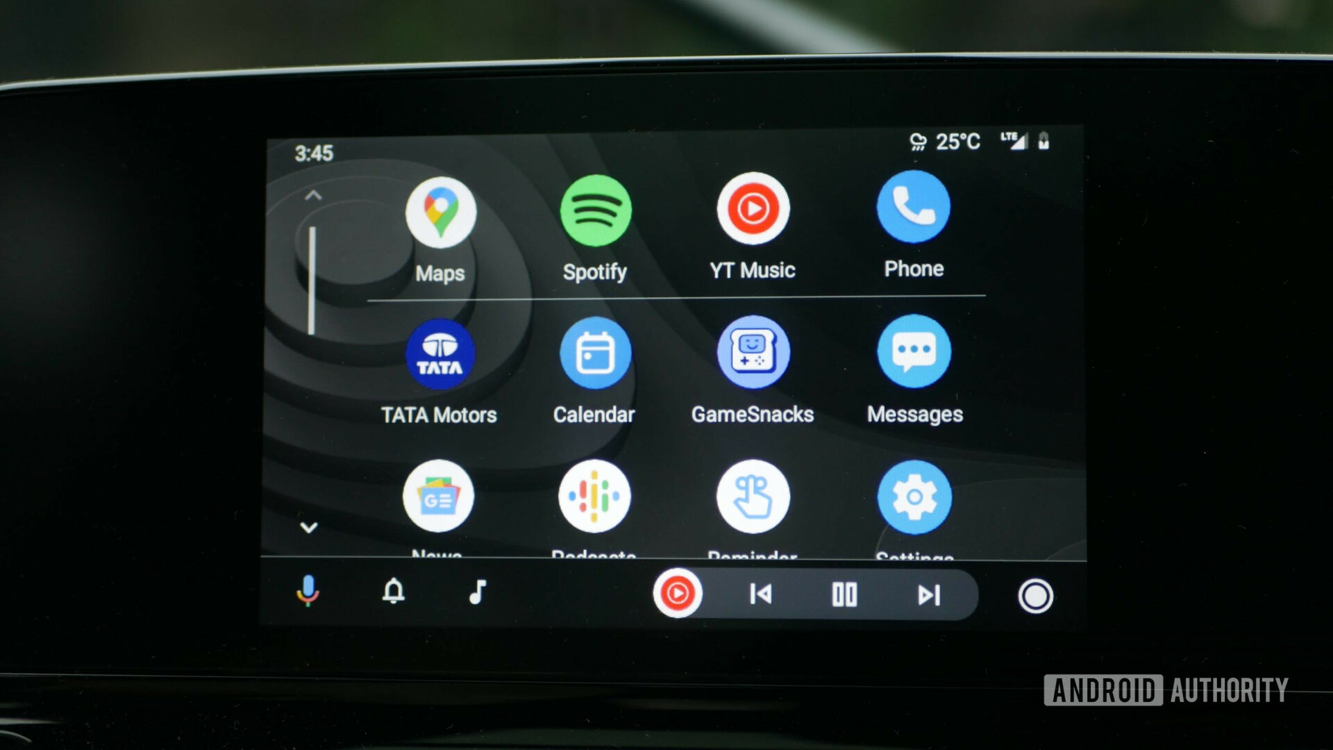 Android Auto interface tata harrier