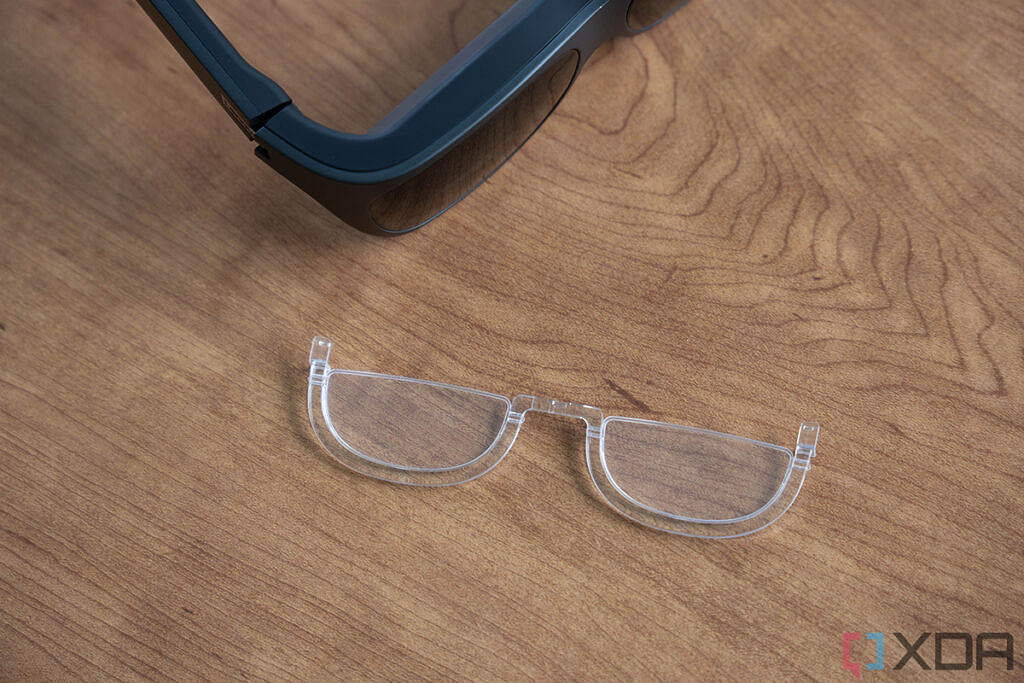 Prescription lenses in Lenovo Glasses T1