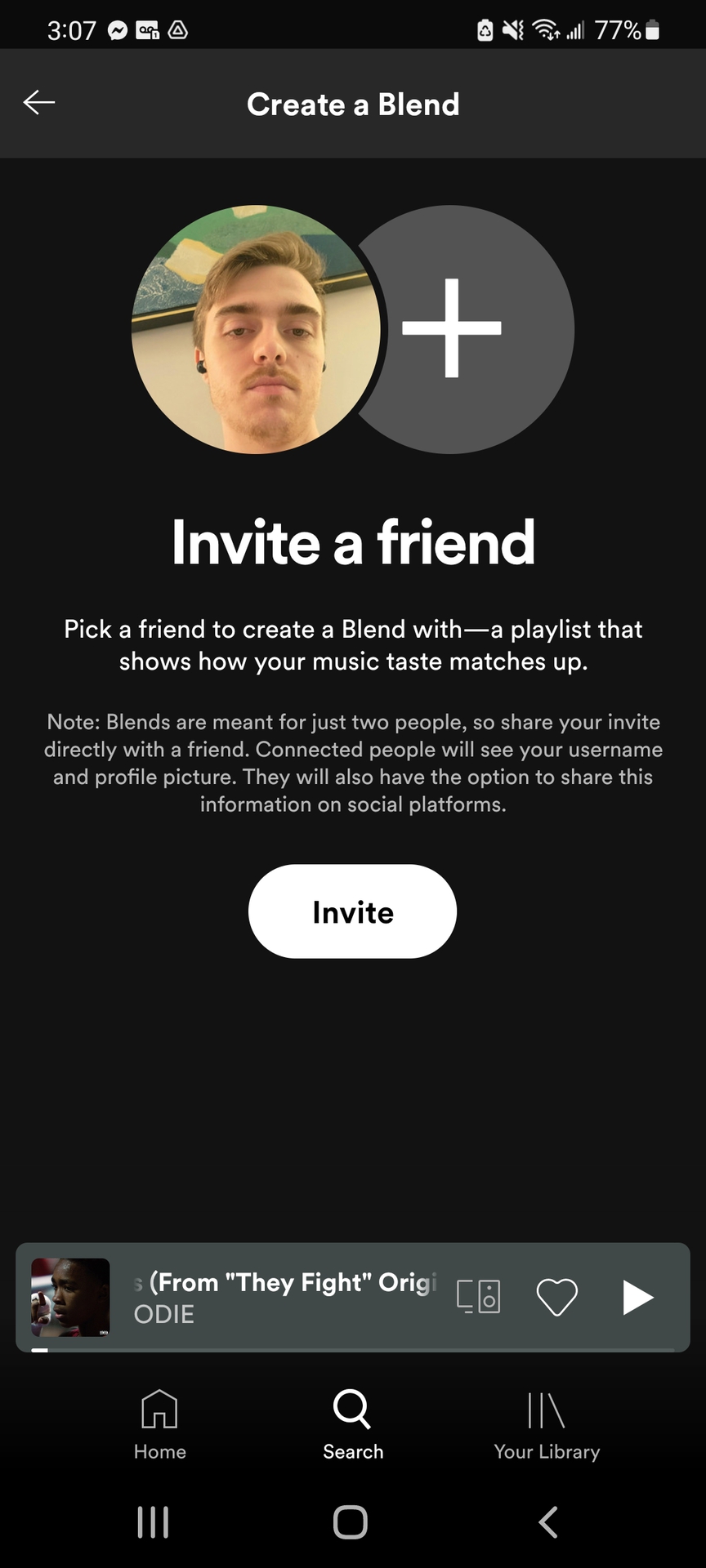 Spotifyblendinvite