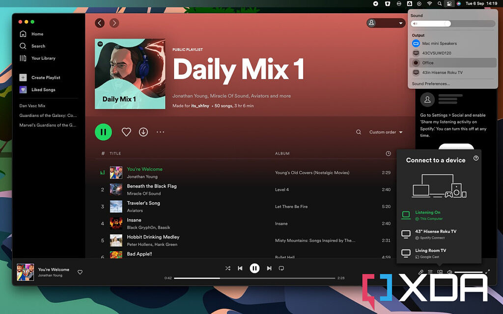 Spotify AirPlay from macOS