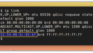 use-ip-link-command-to-show-mac-address