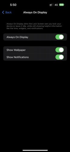 Apple iOS 16.2 Beta 3 brings new AOD options
