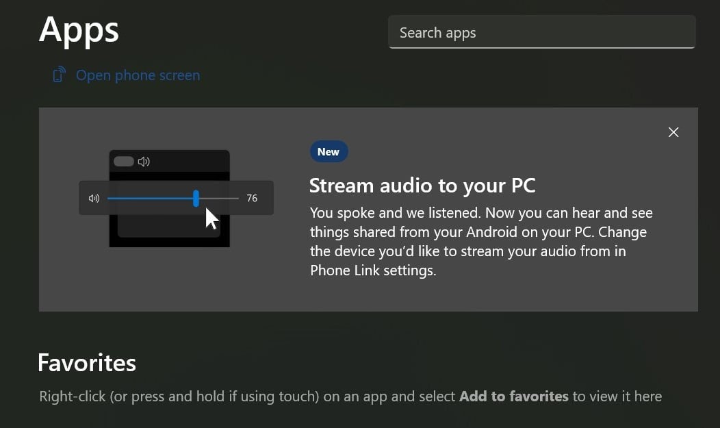 Binnenkort kun je de audio van je Android-telefoon streamen naar Windows 11