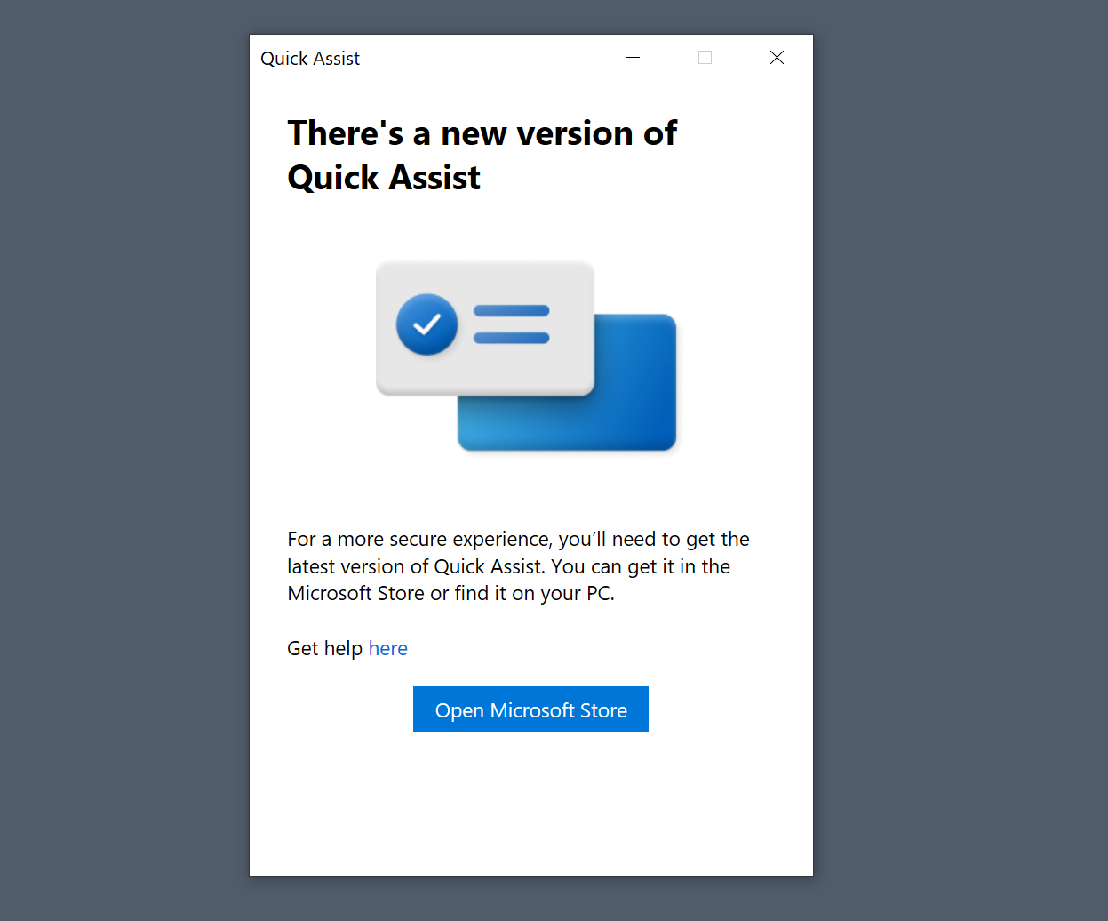 De nieuwe Quick Assist-app wordt binnenkort geïntegreerd in Windows