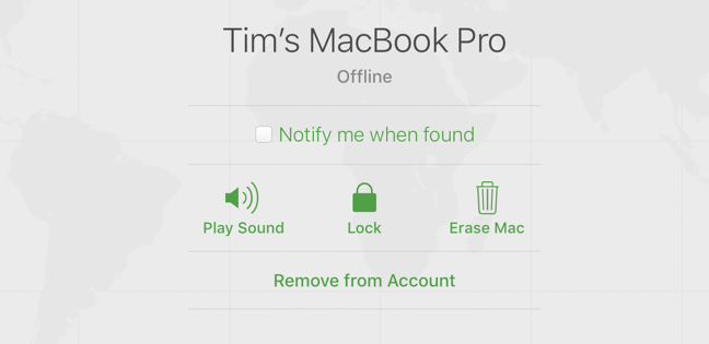 Remova um Mac do seu ID Apple com iCloud.com