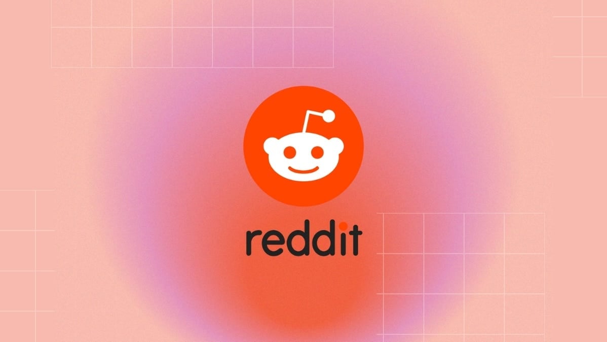 Reddit Background Red with Logo.