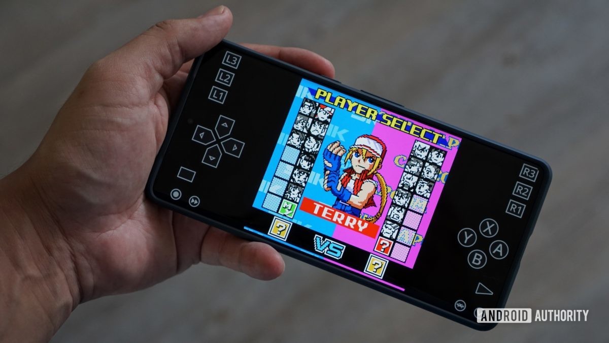 Neo Geo Pocket Color retroarch SNK vs Capcom resized