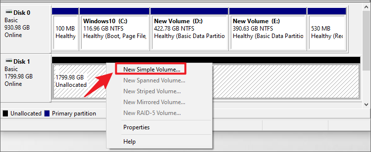 create-a-new-simple-volume