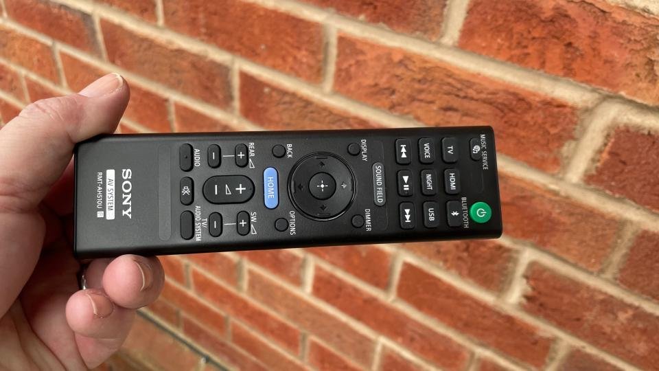 Sony HT-A5000 review - remote control